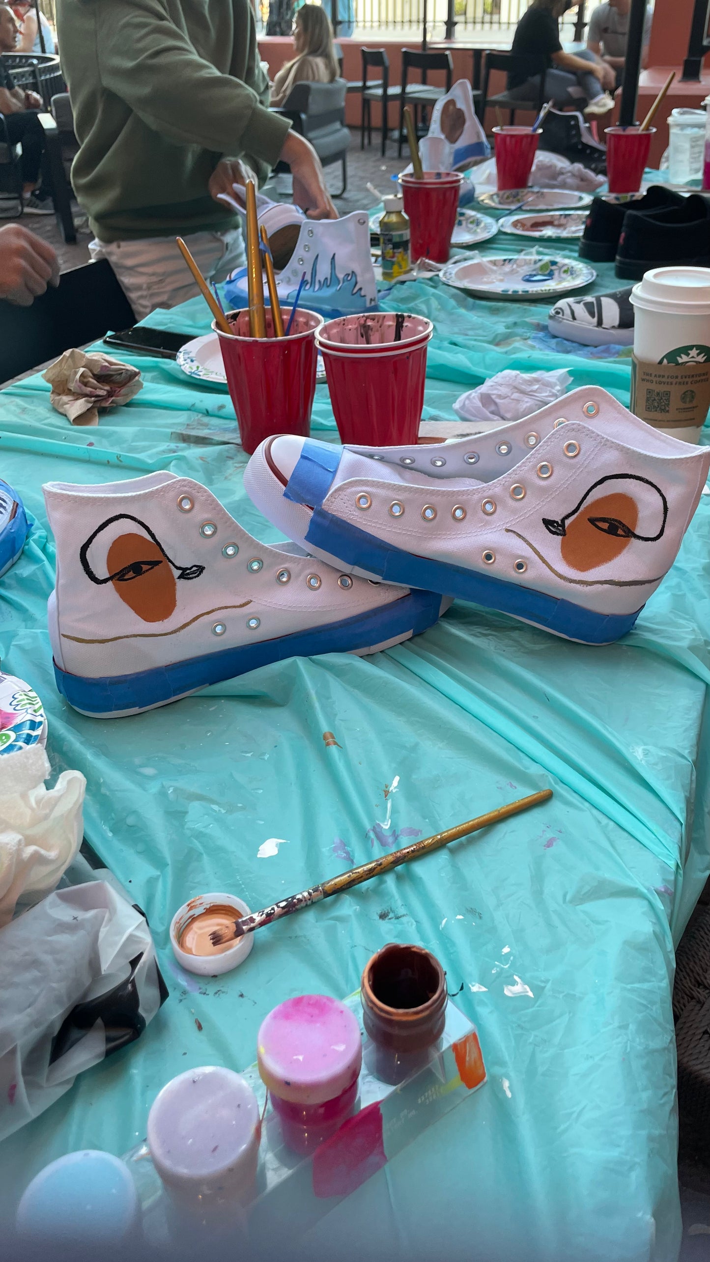 Deluxe High-Top Sneaker Painting Kit