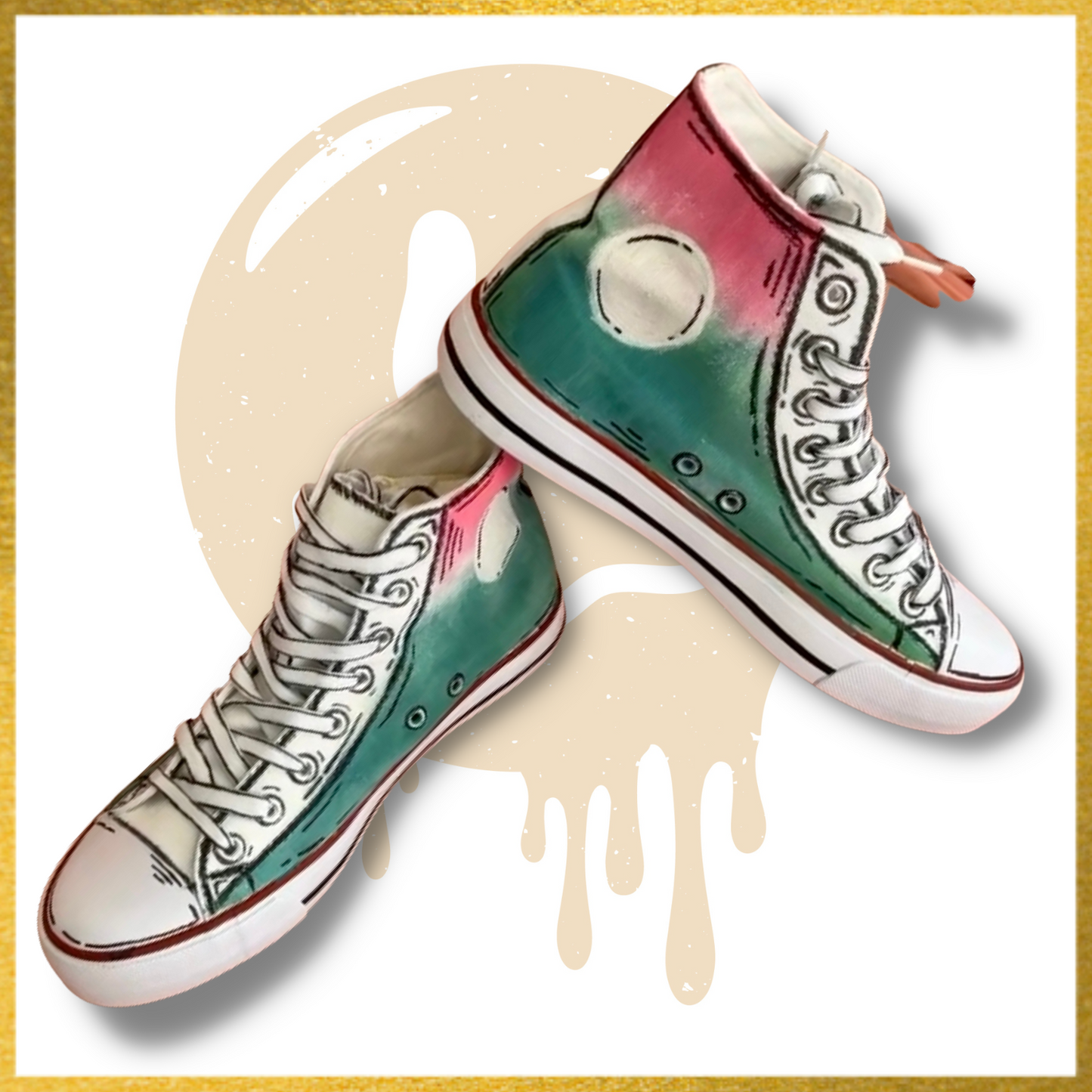 Deluxe High-Top Sneaker Painting Kit