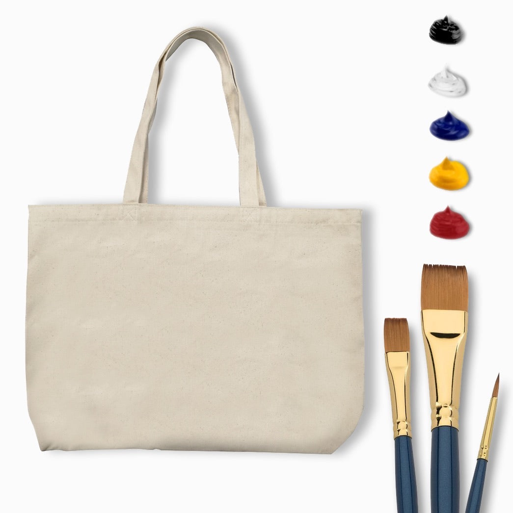 Tote bag painting kit sale